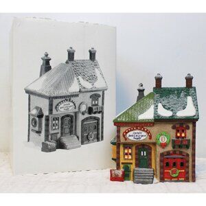 VTG 1991 Dept 56 Heritage Village North Pole Orly's Bell & Harness Supply 5621-9